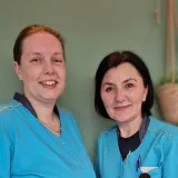 Foto van Sanela Ramovic-Rugovac en Petra Wiltinge-Bouwknegt